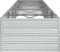 vidaXL - Plantenbak - verhoogd - 320x80x45 - cm - gegalvaniseerd - staal - zilver