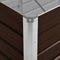 vidaXL - Plantenbak - verhoogd - 320x80x45 - cm - gegalvaniseerd - staal - bruin