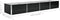 vidaXL - Plantenbak - verhoogd - 320x80x45 - cm - gegalvaniseerd - staal - antraciet