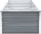 vidaXL - Plantenbak - verhoogd - 320x80x45 - cm - gegalvaniseerd - staal - grijs