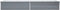 vidaXL - Plantenbak - verhoogd - 320x80x45 - cm - gegalvaniseerd - staal - grijs