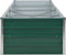 vidaXL - Plantenbak - verhoogd - 320x80x45 - cm - gegalvaniseerd - staal - groen