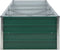 vidaXL - Plantenbak - verhoogd - 320x80x45 - cm - gegalvaniseerd - staal - groen