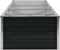 vidaXL - Plantenbak - verhoogd - 320x80x45 - cm - gegalvaniseerd - staal - antraciet