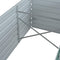 vidaXL - Plantenbak - verhoogd - 320x80x45 - cm - gegalvaniseerd - staal - groen
