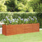 vidaXL - Plantenbak - verhoogd - 320x80x77 - cm - cortenstaal - roestig