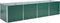 vidaXL - Plantenbak - verhoogd - 320x80x77 - cm - gegalvaniseerd - staal - groen