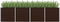 vidaXL - Plantenbak - verhoogd - 320x80x77 - cm - gegalvaniseerd - staal - bruin