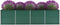 vidaXL - Plantenbak - verhoogd - 320x80x77 - cm - gegalvaniseerd - staal - groen