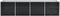 vidaXL - Plantenbak - verhoogd - 320x80x77 - cm - gegalvaniseerd - staal - antraciet