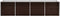vidaXL - Plantenbak - verhoogd - 320x80x77 - cm - gegalvaniseerd - staal - bruin