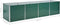 vidaXL - Plantenbak - verhoogd - 320x80x77 - cm - gegalvaniseerd - staal - groen