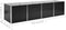 vidaXL - Plantenbak - verhoogd - 320x80x77 - cm - gegalvaniseerd - staal - antraciet