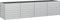 vidaXL - Plantenbak - verhoogd - 320x80x77 - cm - gegalvaniseerd - staal - zilver