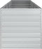 vidaXL - Plantenbak - verhoogd - 320x80x77 - cm - gegalvaniseerd - staal - zilver
