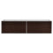 vidaXL - Plantenbak - verhoogd - 320x80x77 - cm - gegalvaniseerd - staal - bruin