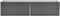 vidaXL - Plantenbak - verhoogd - 320x80x77 - cm - gegalvaniseerd - staal - grijs