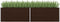 vidaXL - Plantenbak - verhoogd - 320x80x77 - cm - gegalvaniseerd - staal - bruin