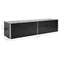 vidaXL - Plantenbak - verhoogd - 320x80x77 - cm - gegalvaniseerd - staal - antraciet