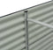 vidaXL - Plantenbak - verhoogd - 320x80x81 - cm - gegalvaniseerd - staal - grijs