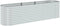 vidaXL - Plantenbak - verhoogd - 320x80x81 - cm - gegalvaniseerd - staal - zilver