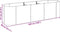 vidaXL - Plantenbak - verhoogd - 320x80x81 - cm - gegalvaniseerd - staal - zilver