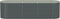 vidaXL - Plantenbak - verhoogd - 320x80x81 - cm - gegalvaniseerd - staal - grijs