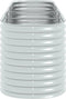 vidaXL - Plantenbak - verhoogd - 320x80x81 - cm - gegalvaniseerd - staal - zilver