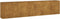 vidaXL - Plantenbak - verhoogd - 360x40x80 - cm - cortenstaal