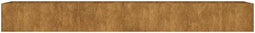 vidaXL - Plantenbak - verhoogd - 360x80x40 - cm - cortenstaal