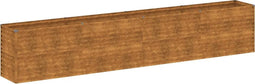 vidaXL - Plantenbak - verhoogd - 385x50x69 - cm - cortenstaal