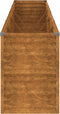 vidaXL - Plantenbak - verhoogd - 385x50x69 - cm - cortenstaal