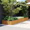 vidaXL - Plantenbak - verhoogd - 387x100x36 - cm - cortenstaal