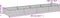 vidaXL - Plantenbak - verhoogd - 387x100x36 - cm - cortenstaal