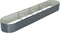 vidaXL - Plantenbak - verhoogd - 400x80x44 - cm - gegalvaniseerd - staal - grijs