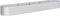 vidaXL - Plantenbak - verhoogd - 400x80x44 - cm - gegalvaniseerd - staal - zilver