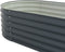 vidaXL - Plantenbak - verhoogd - 400x80x44 - cm - gegalvaniseerd - staal - grijs
