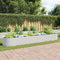 vidaXL - Plantenbak - verhoogd - 400x80x44 - cm - gegalvaniseerd - staal - zilver