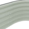 vidaXL - Plantenbak - verhoogd - 400x80x44 - cm - gegalvaniseerd - staal - grijs