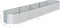 vidaXL - Plantenbak - verhoogd - 400x80x44 - cm - gegalvaniseerd - staal - zilver
