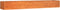 vidaXL - Plantenbak - verhoogd - 400x80x45 - cm - cortenstaal - roestig