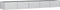 vidaXL - Plantenbak - verhoogd - 400x80x45 - cm - gegalvaniseerd - staal - zilver