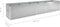 vidaXL - Plantenbak - verhoogd - 400x80x45 - cm - gegalvaniseerd - staal - grijs