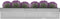 vidaXL - Plantenbak - verhoogd - 400x80x45 - cm - gegalvaniseerd - staal - grijs