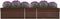 vidaXL - Plantenbak - verhoogd - 400x80x45 - cm - gegalvaniseerd - staal - bruin