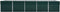 vidaXL - Plantenbak - verhoogd - 400x80x45 - cm - gegalvaniseerd - staal - groen
