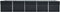 vidaXL - Plantenbak - verhoogd - 400x80x45 - cm - gegalvaniseerd - staal - antraciet