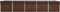 vidaXL - Plantenbak - verhoogd - 400x80x45 - cm - gegalvaniseerd - staal - bruin
