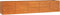 vidaXL - Plantenbak - verhoogd - 400x80x77 - cm - cortenstaal - roestig