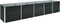 vidaXL - Plantenbak - verhoogd - 400x80x77 - cm - gegalvaniseerd - staal - antraciet